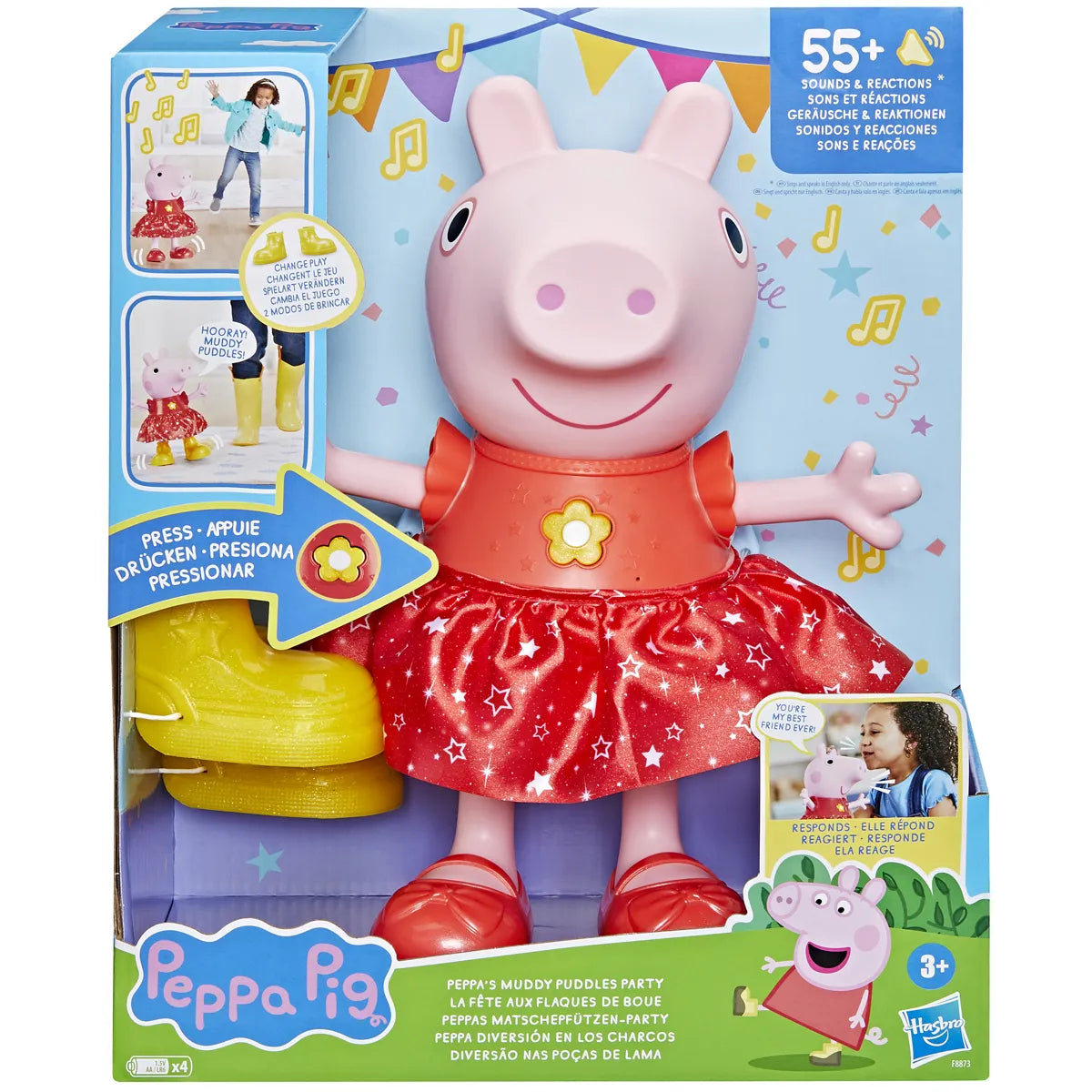 Peppa Pig Peppa's Muddy Puddles Party Interactive Doll