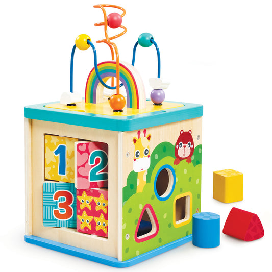 Early Learning Centre Wooden Cube Activity Toy