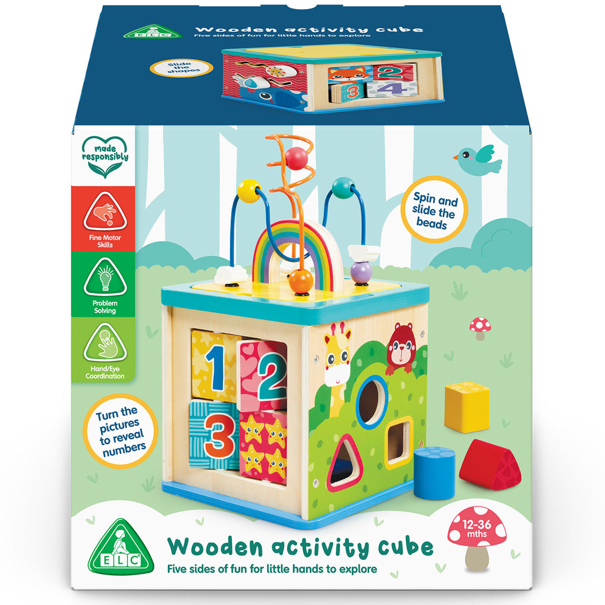 Early Learning Centre Wooden Cube Activity Toy