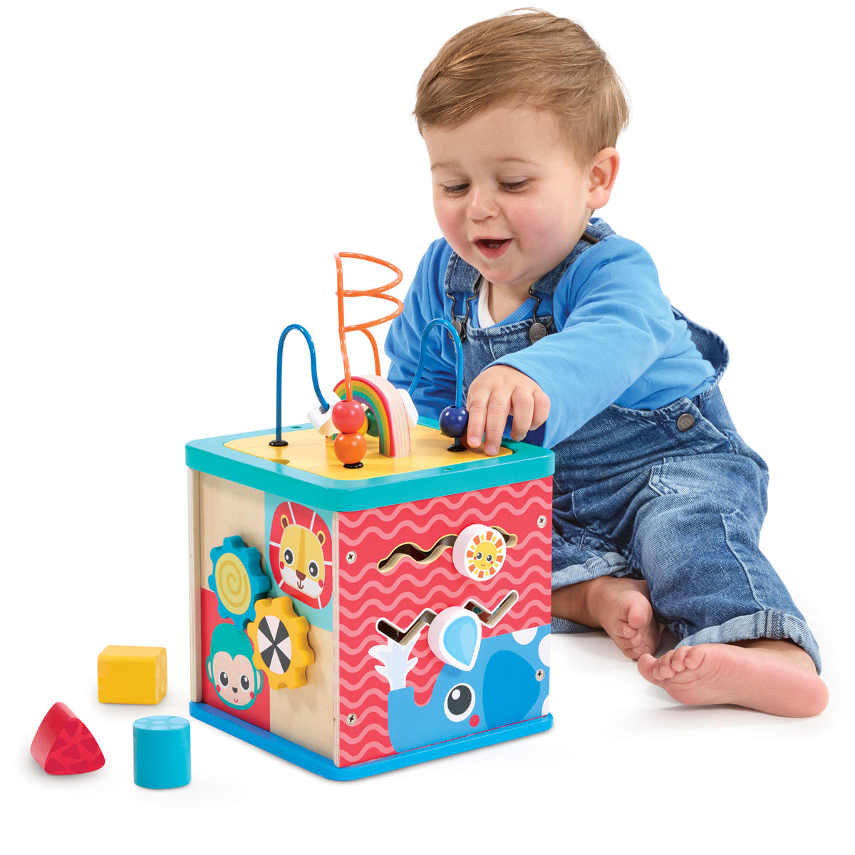 Early Learning Centre Wooden Cube Activity Toy