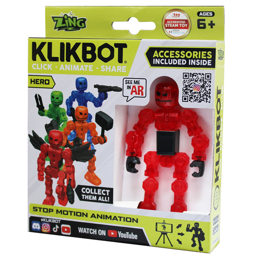 Zing Klikbot Stop Motion Hero Figure (Styles Vary)