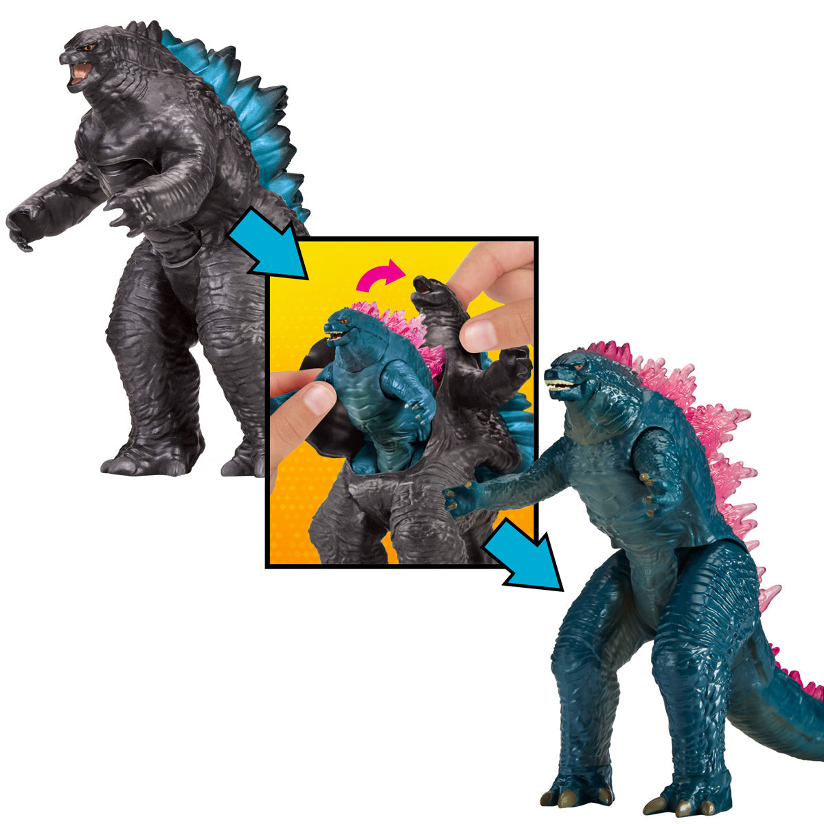 Godzilla x Kong The New Empire Titan Evolution Godzilla Transforming Action Figure
