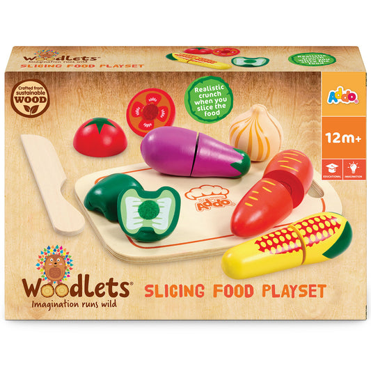 Woodlets Slicing Food Vegetables Roleplay Set