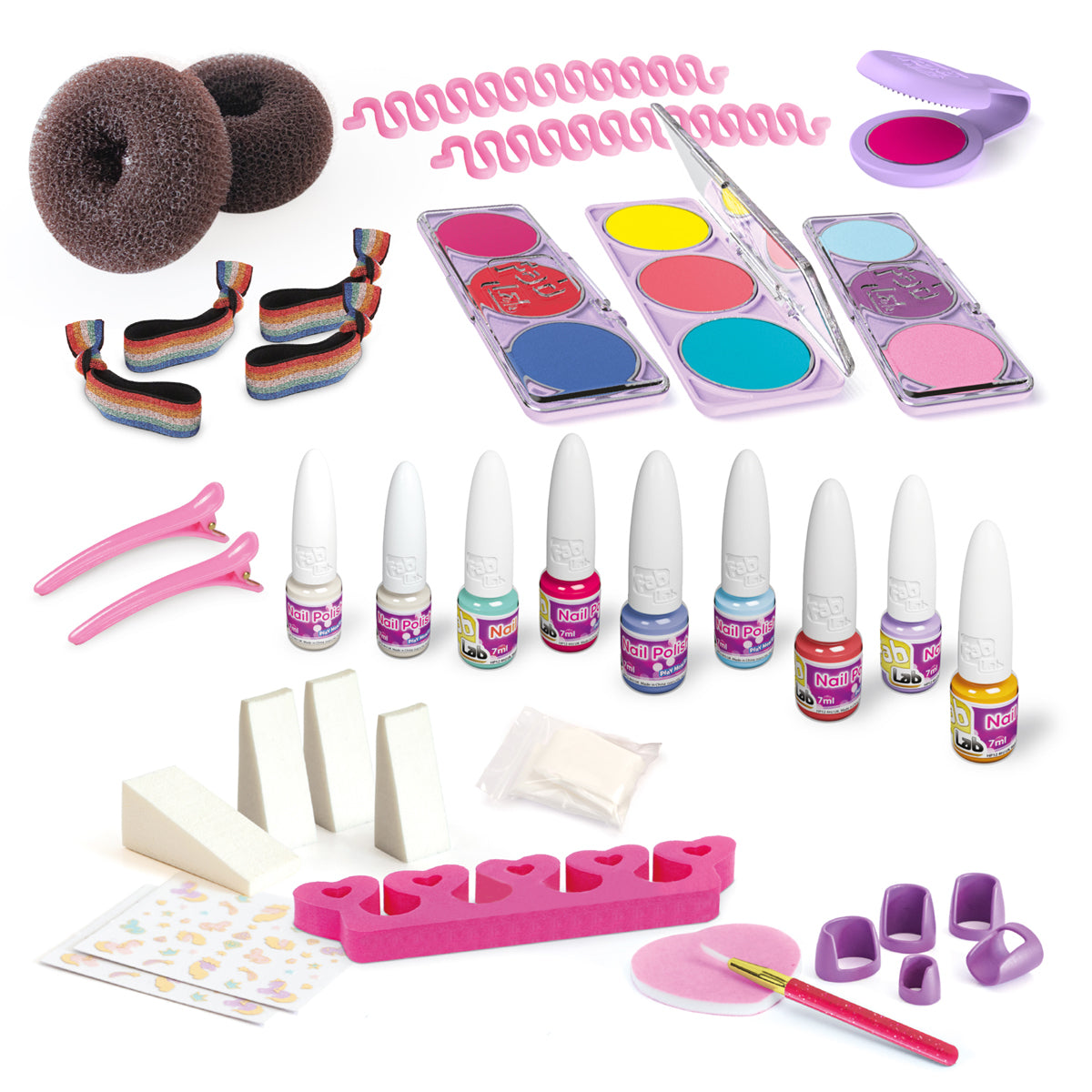 Fab Lab Makeover Deluxe Nail Art and Hairstyle Craft Set