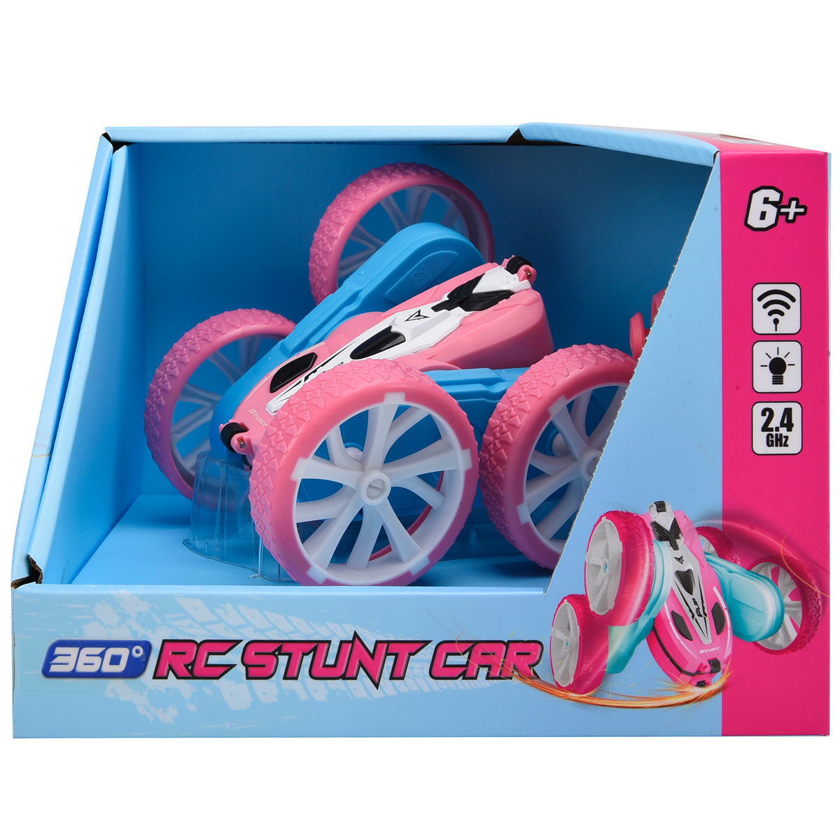 360 Stunt Remote Control Car Pink