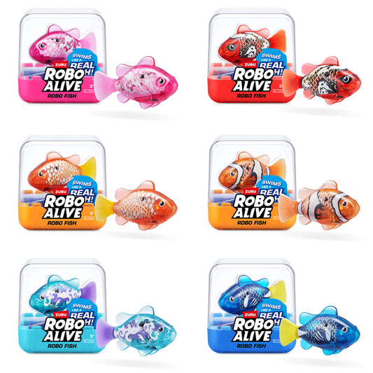 Robo Alive Robo Fish Electronic Pet by ZURU (Styles Vary)