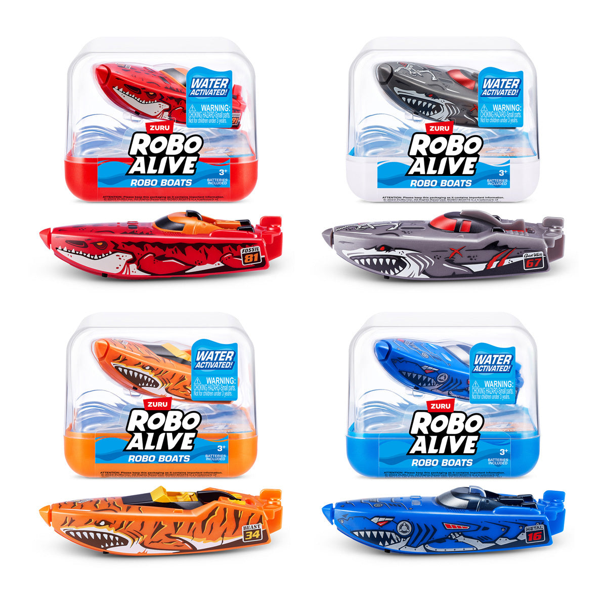 Robo Alive Robo Boat by ZURU (Styles Vary)