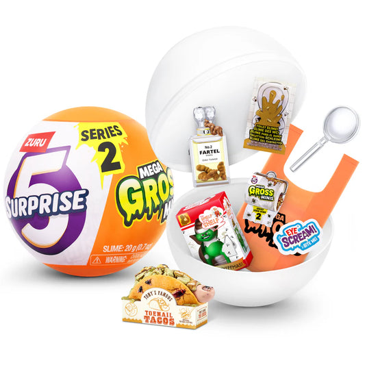 5 Surprise Mega Gross Minis Series 2 Mystery Capsule by ZURU (Styles Vary)
