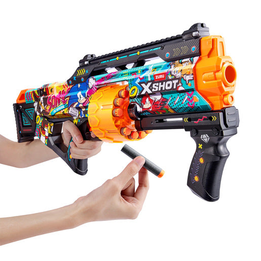 X-Shot Skins Last Stand Sonic the Hedgehog Hyper Spike Blaster - 27M Range