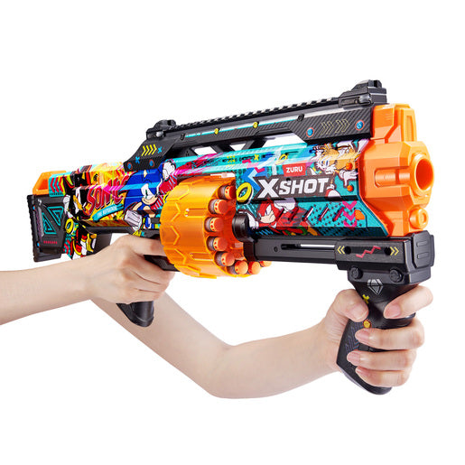 X-Shot Skins Last Stand Sonic the Hedgehog Hyper Spike Blaster - 27M Range