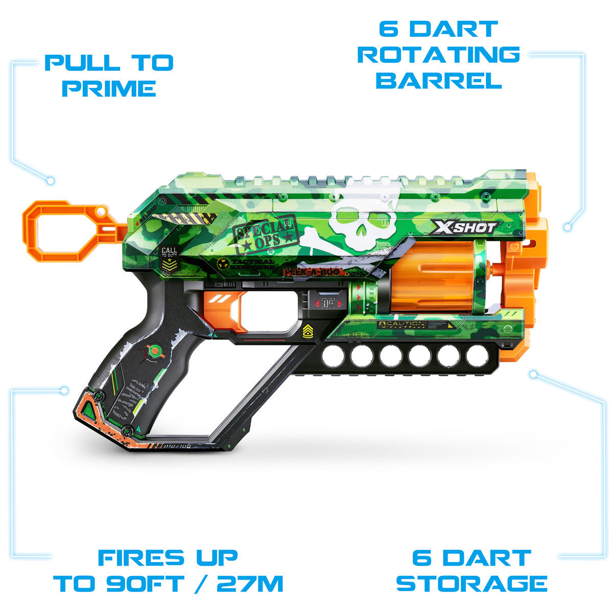 X-Shot Skins Griefer Blaster (Styles Vary) - 27M Range