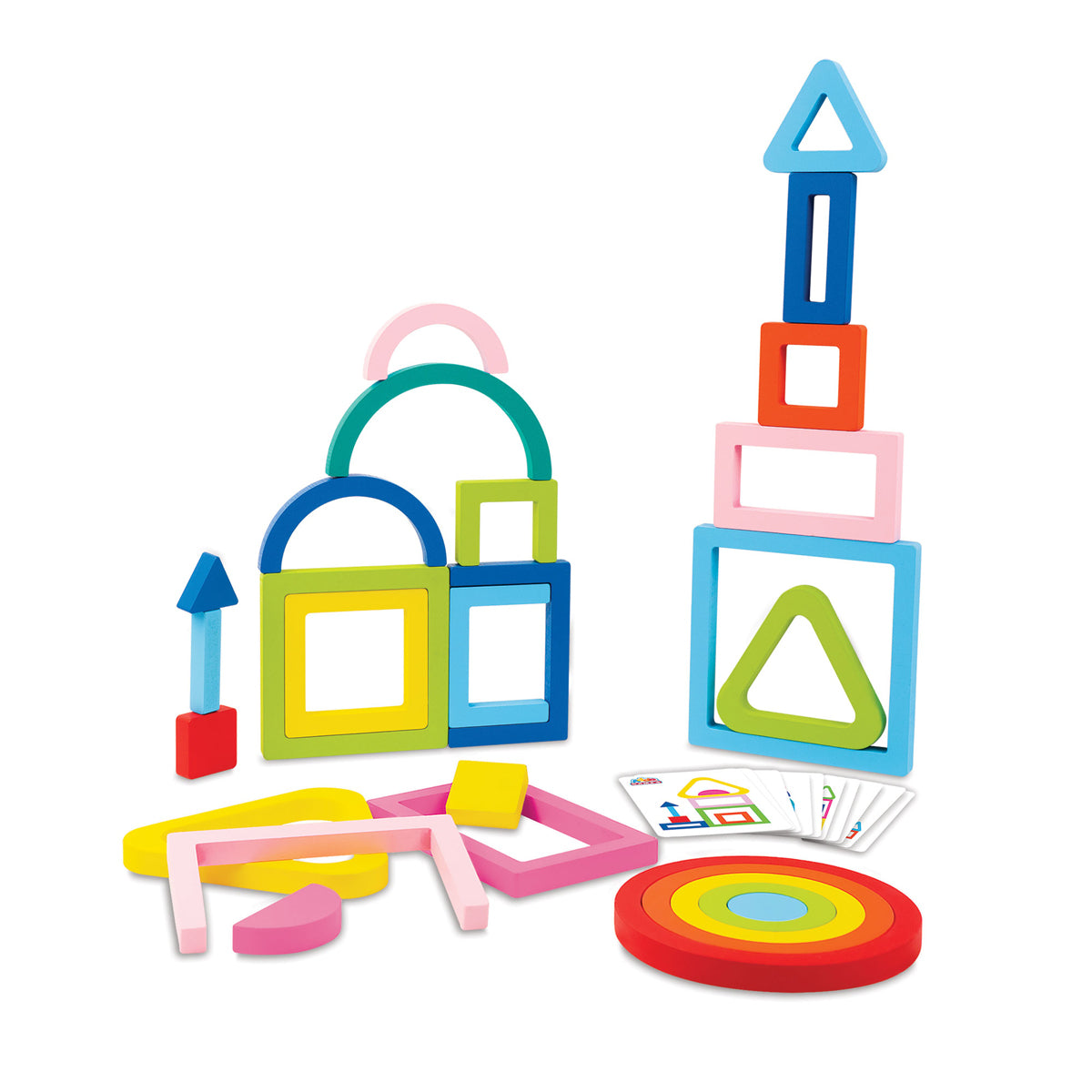 Addo Games Wooden Geo Shapes Game