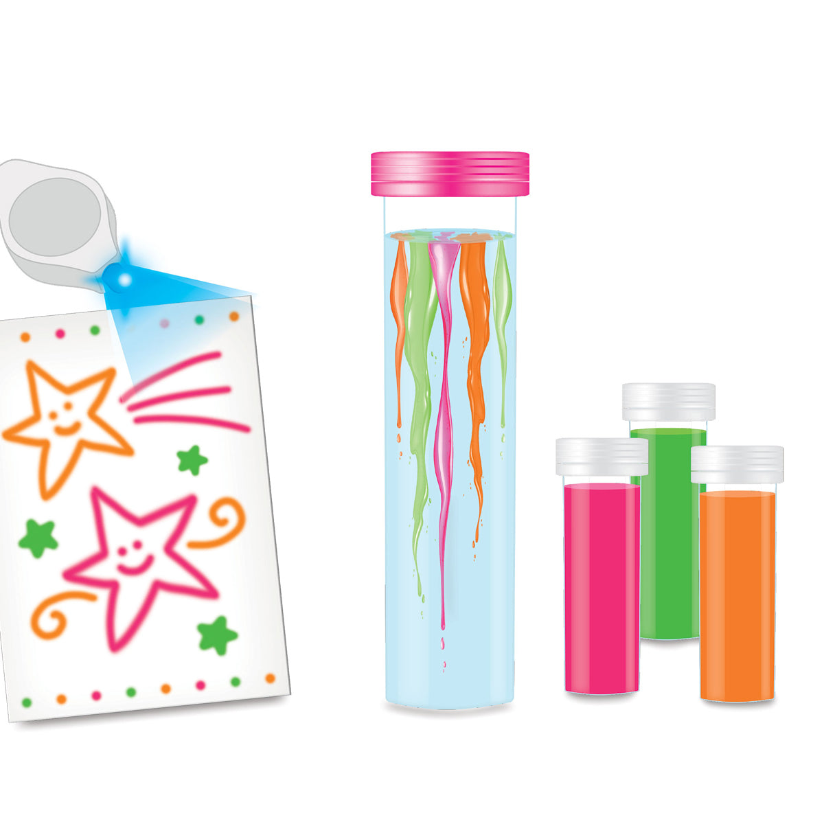 Nickelodeon Experimake Florescent Fun Science Kit