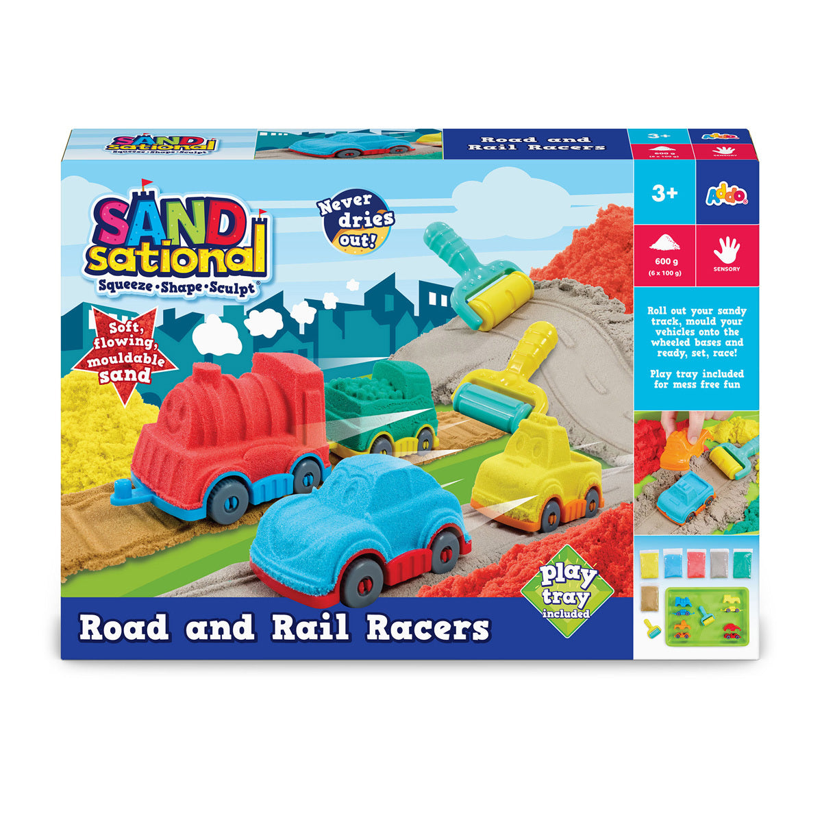 Road Railing Craft SANDsational Road and Rail Racers Craft Set – The Entertainer Pakistan