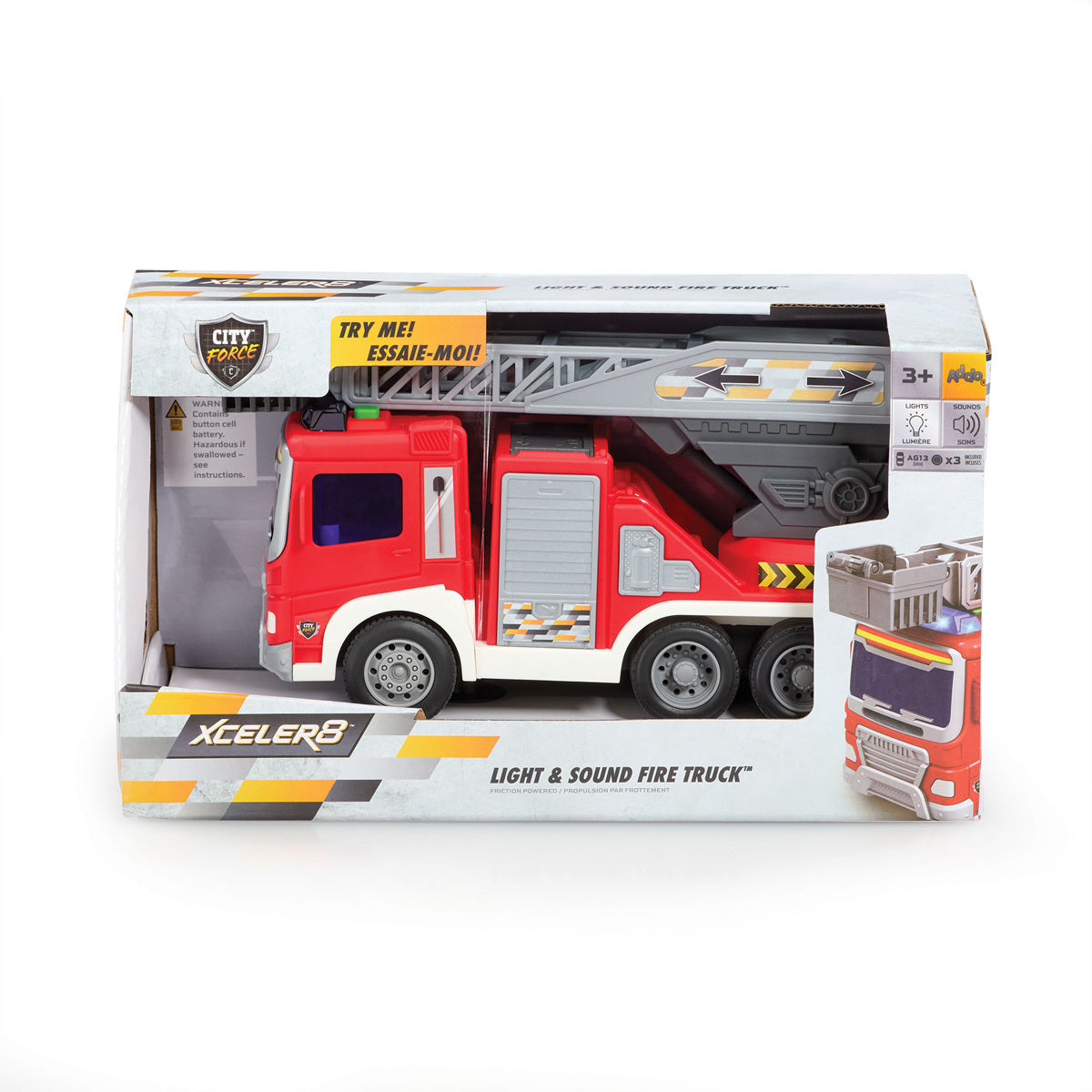 Xceler8 Lights and Sounds Friction Vehicle (Styles Vary)