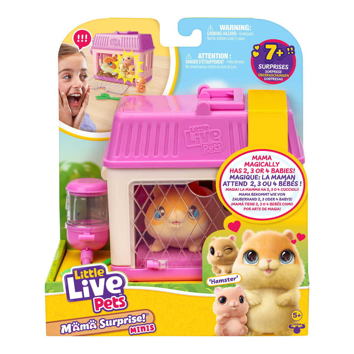 Little Live Pets Mama Surprise! Mini's Hamster Playset