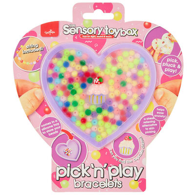 Sensory toybox Picky Pad Heart bracelets (Styles Vary)