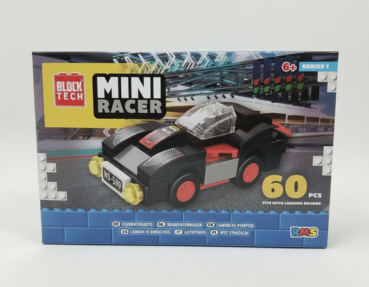 Block Tech mini racer 60 Pieces Building Blocks