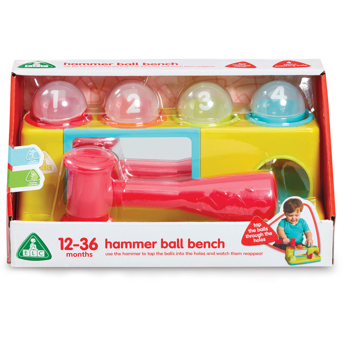 Early Learning Centre Hammer Ball Bench Activity Toy