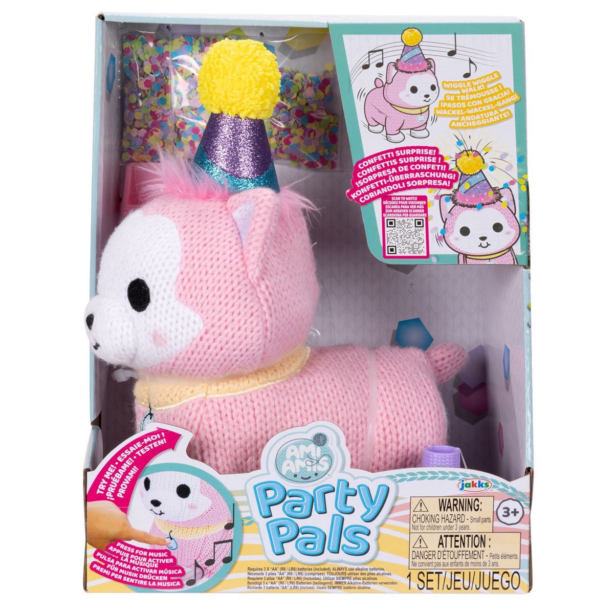 Ami Amis Party Pals Confetti Pup Electronic Pet