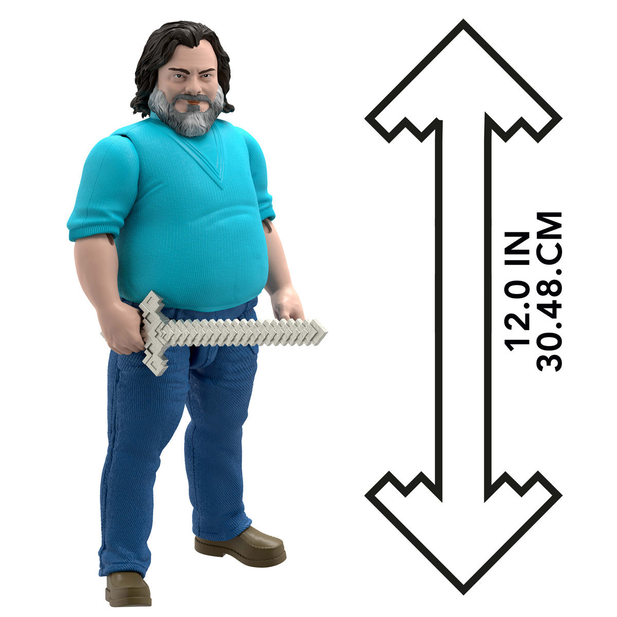 Minecraft Movie Steve 30cm Figure