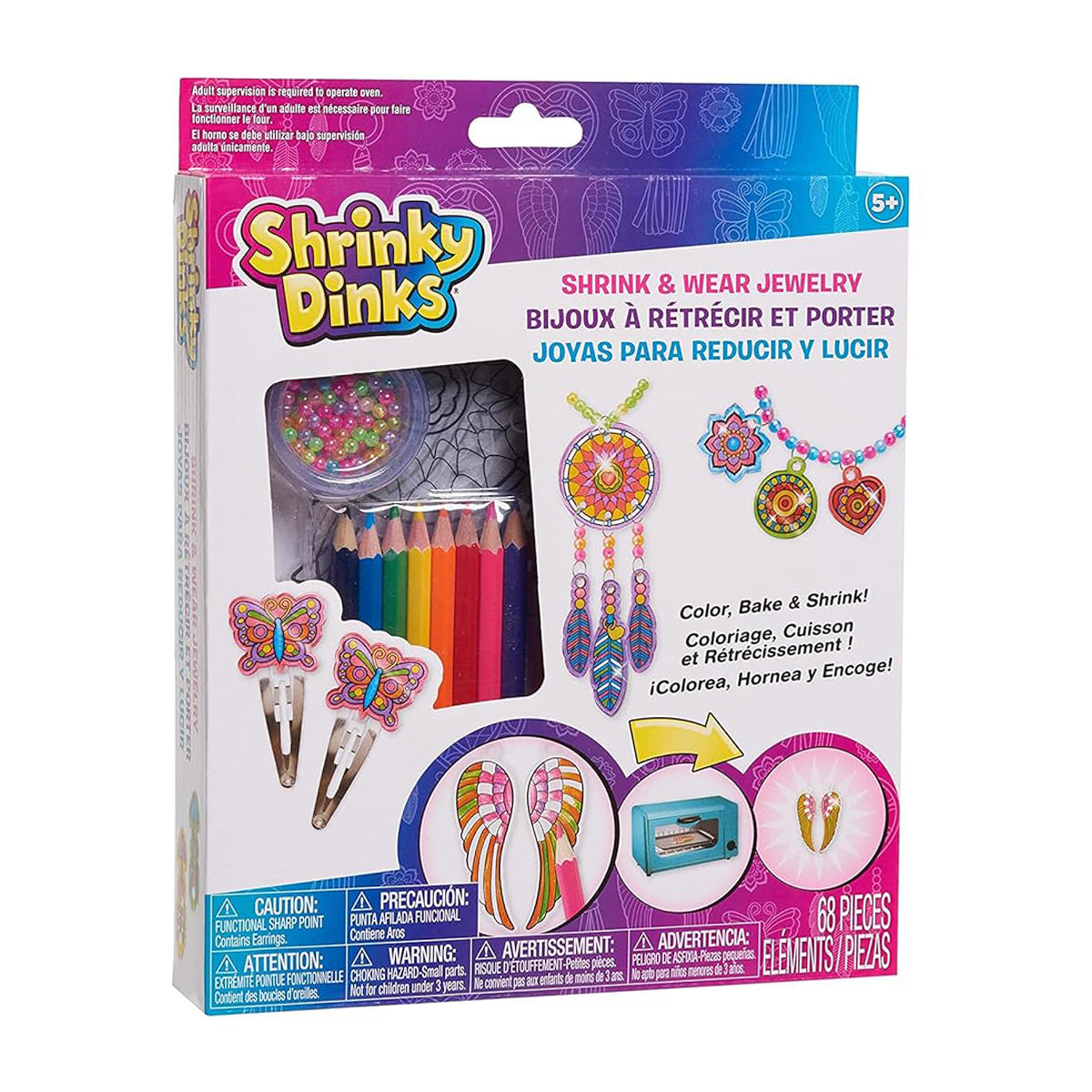 Shrinced Inks Shrinkydinks Shrink and Wear Jewellery Craft Set – The Entertainer Pakistan