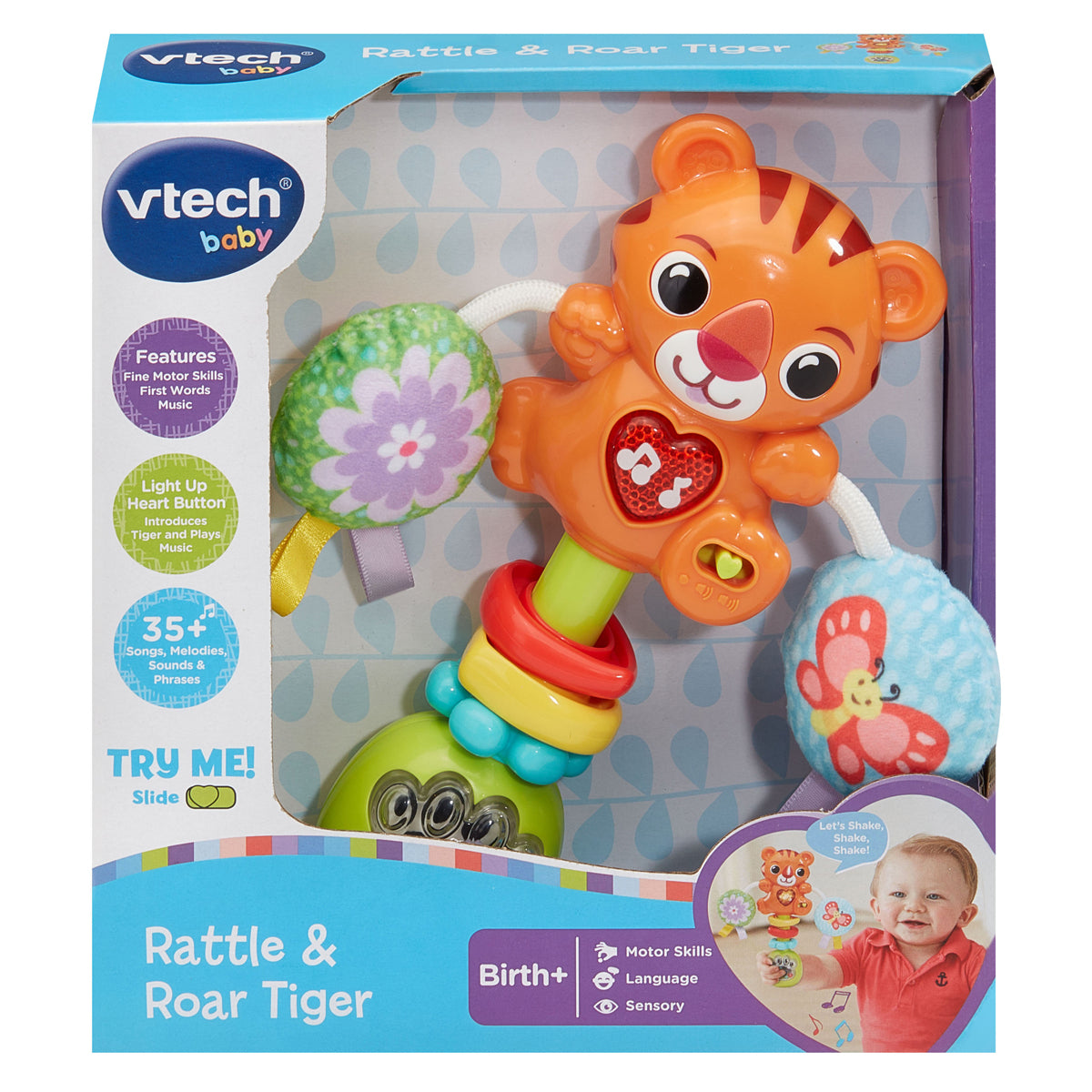 VTech Baby Rattle and Roar Tiger Learning Toy
