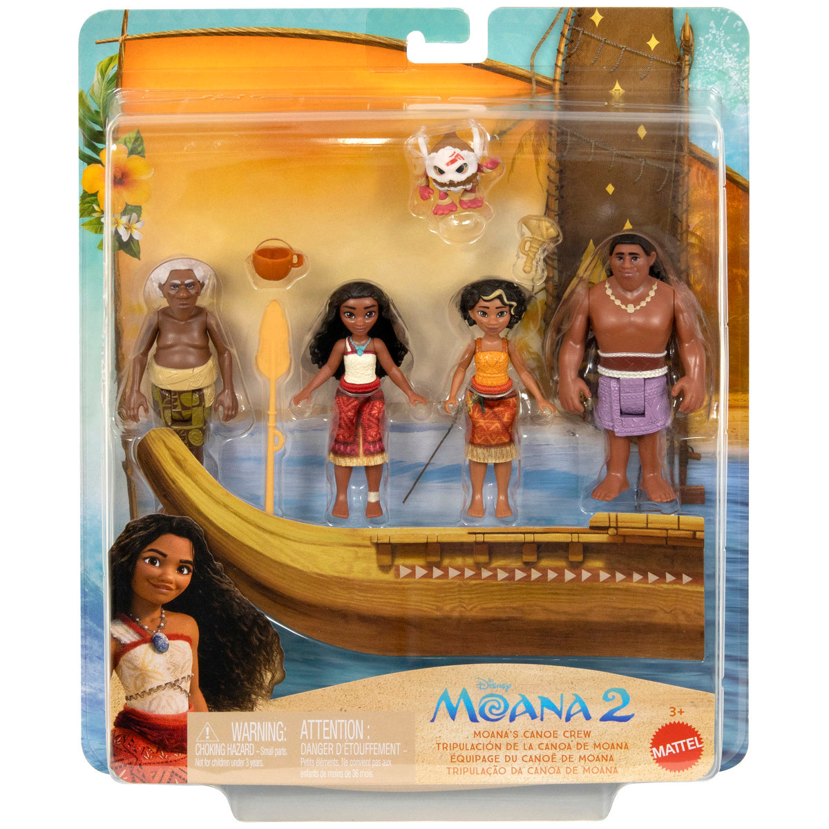 Disney Moana 2 Canoe Crew 5 Figure Pack