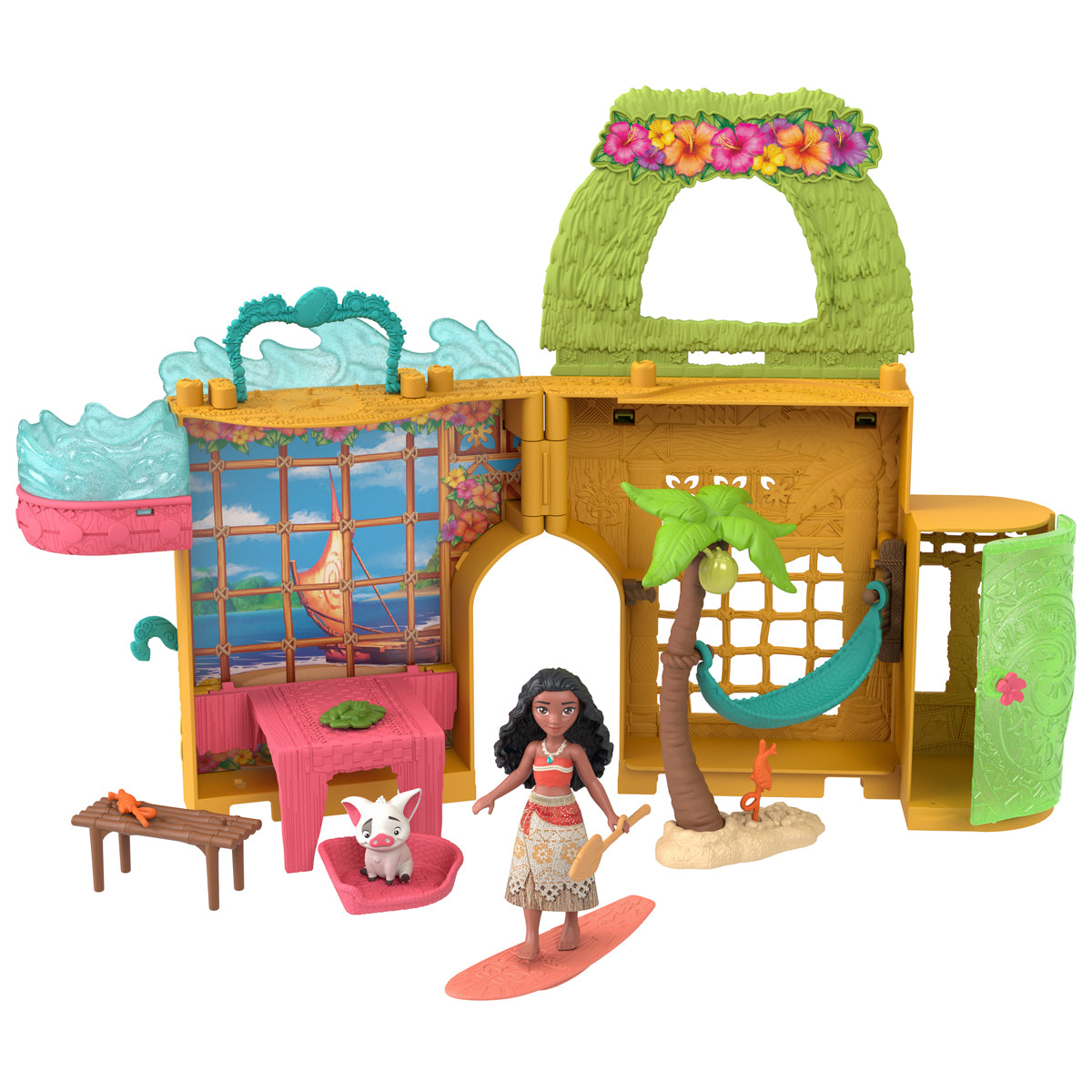 Disney Princess Storytime Stackers Moana's Island Home Playset