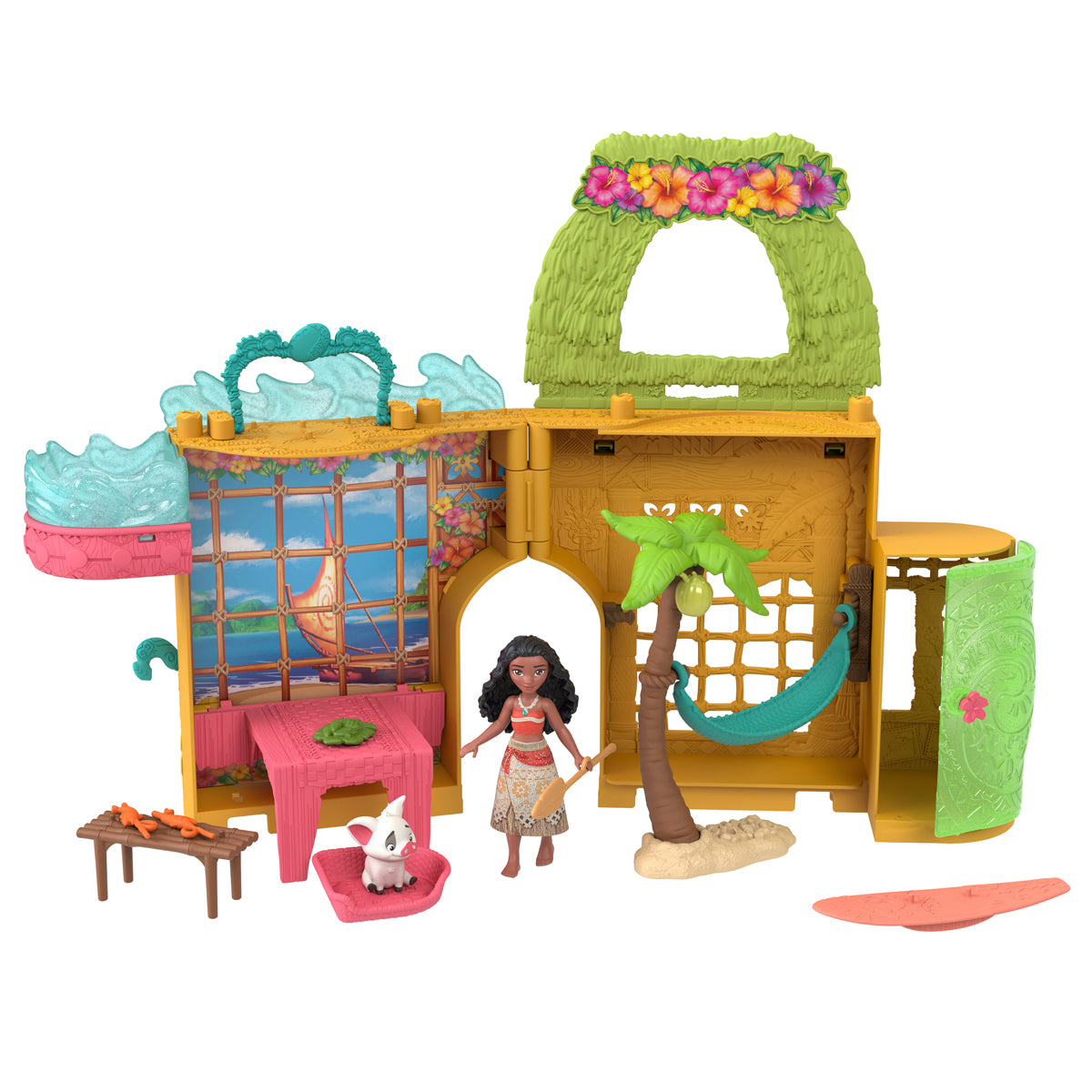 Disney Princess Storytime Stackers Moana's Island Home Playset