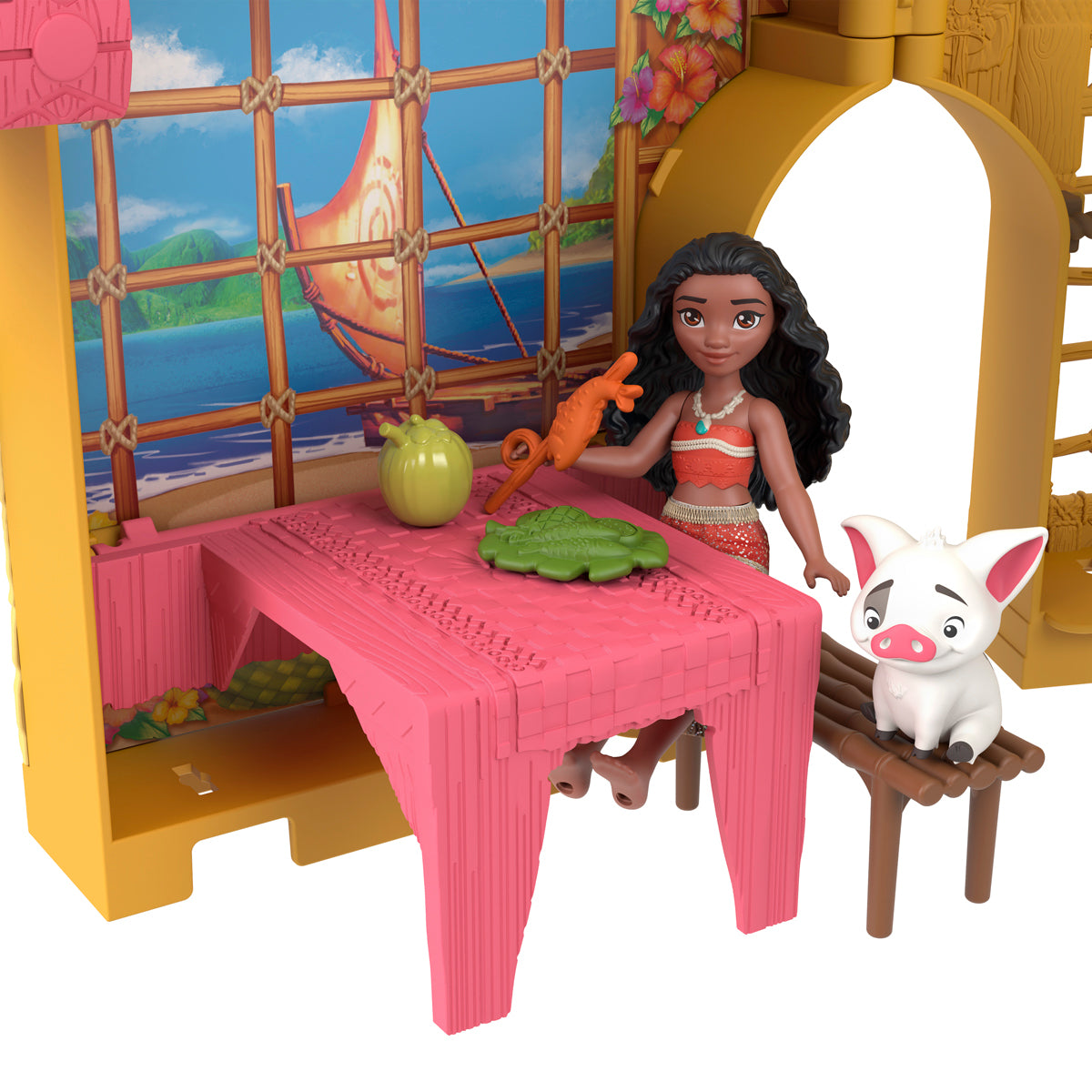 Disney Princess Storytime Stackers Moana's Island Home Playset