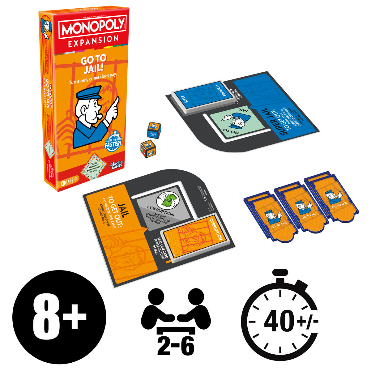 Monopoly Go To Jail Game Expansion