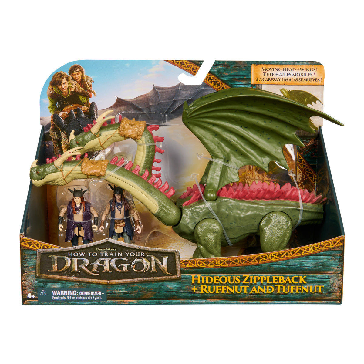 How to Train Your Dragon Hideous Zippleback Exclusive Figure