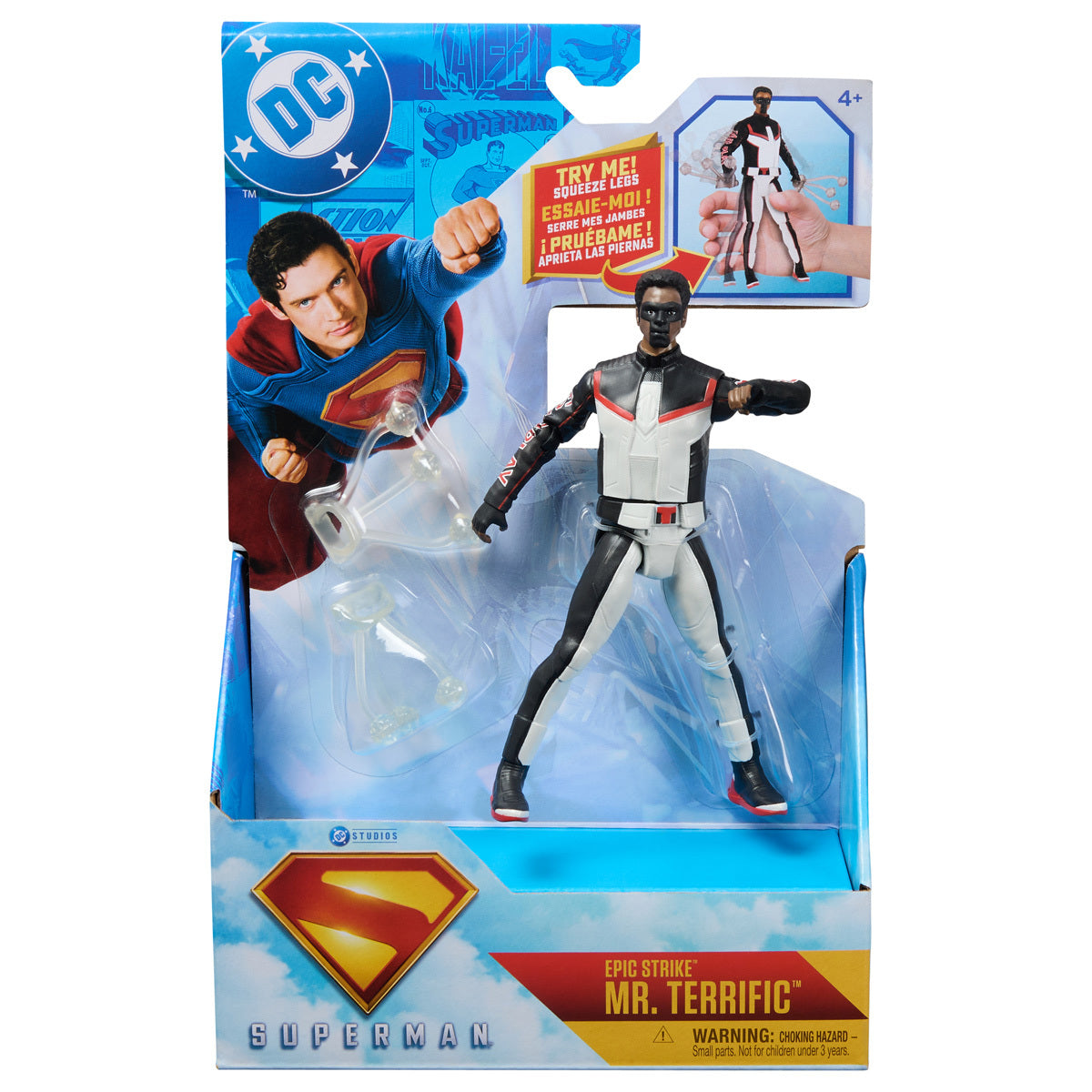 Superman Epic Strike Mr. Terrific 15cm Figure