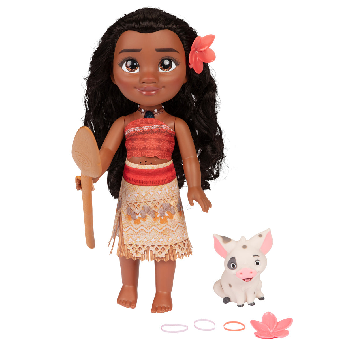 Disney Princess Singing Moana 38cm Doll with Pua Figure