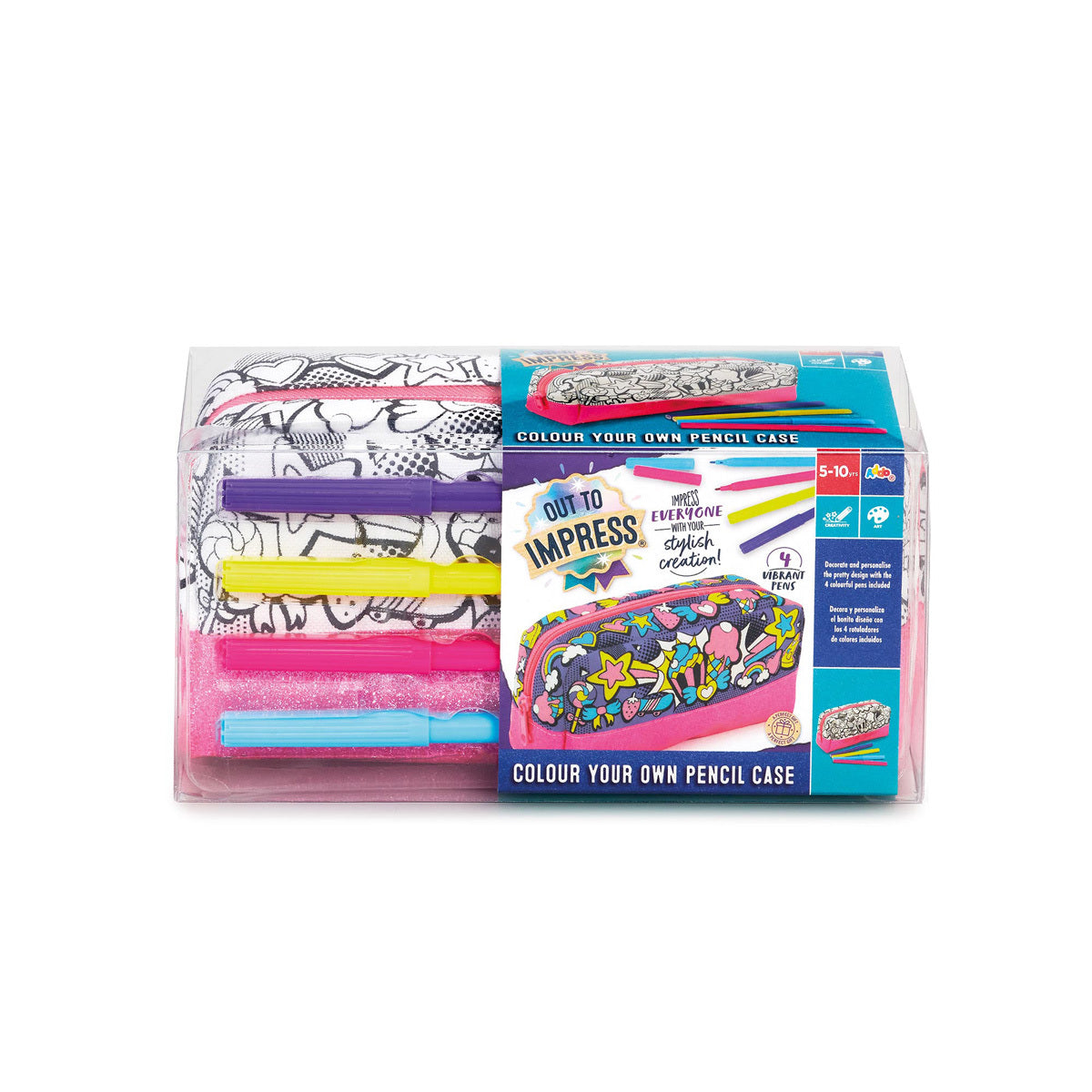 Out to Impress Colour Your Own Pencil Case Craft Set