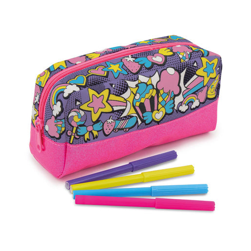 Out to Impress Colour Your Own Pencil Case Craft Set