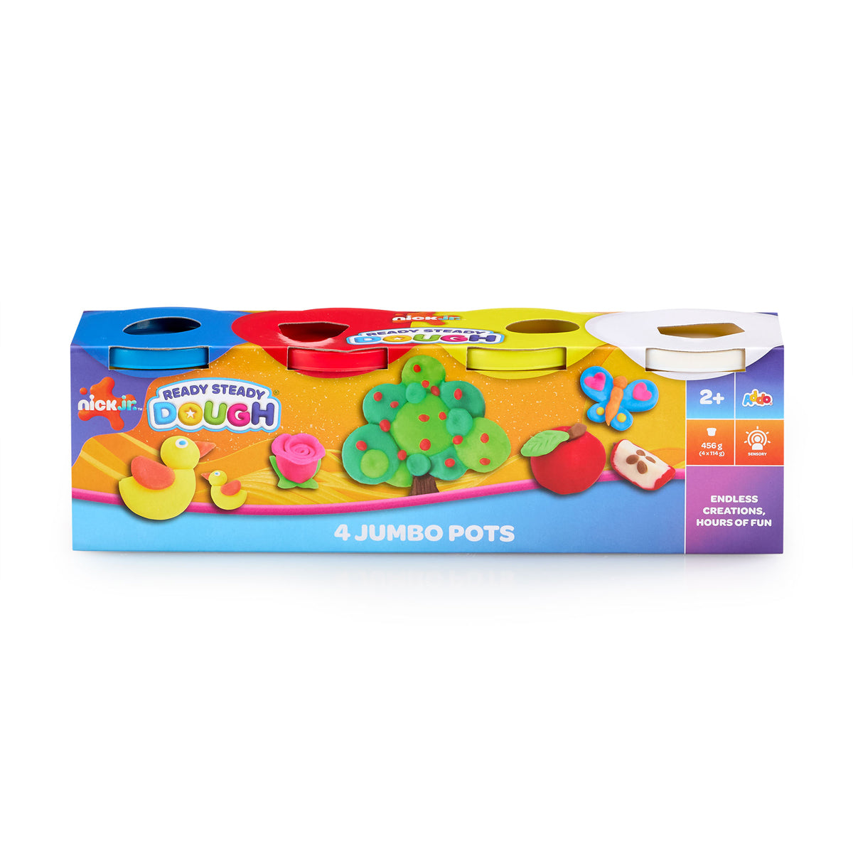 Nick Jr. Ready Steady Dough 4 Jumbo Pots (Styles Vary)