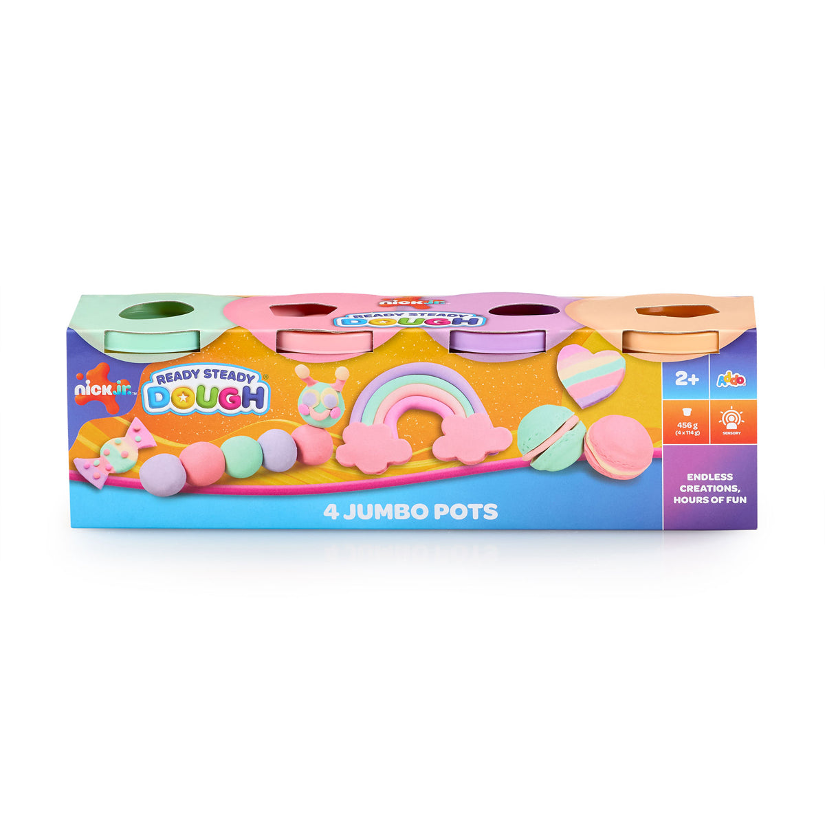 Nick Jr. Ready Steady Dough 4 Jumbo Pots (Styles Vary)