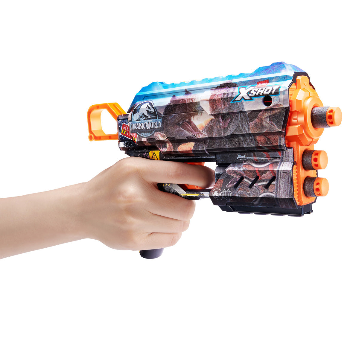 XSHOT Skins Flux Blaster 2 Pack Jurassic World by ZURU