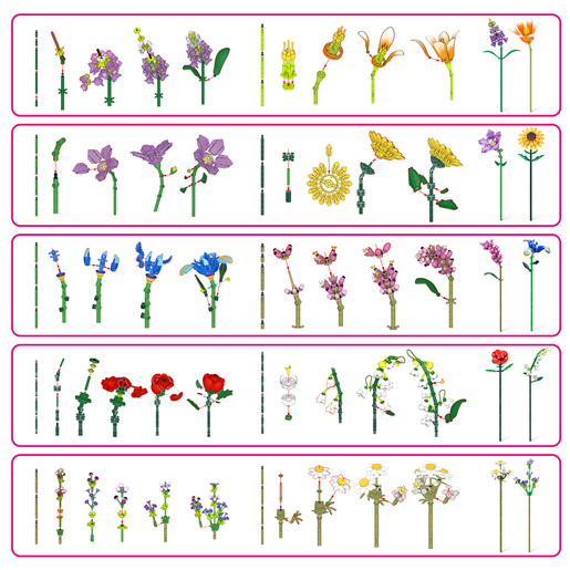 MAX Flowers Construction Mystery Capsule 4 Pack by ZURU (Styles Vary)