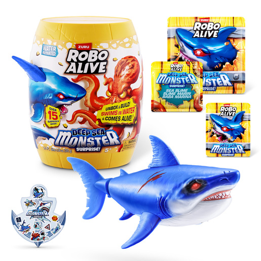 Robo Alive Deep Sea Monster Surprise Electronic Pet by ZURU (Styles Vary)