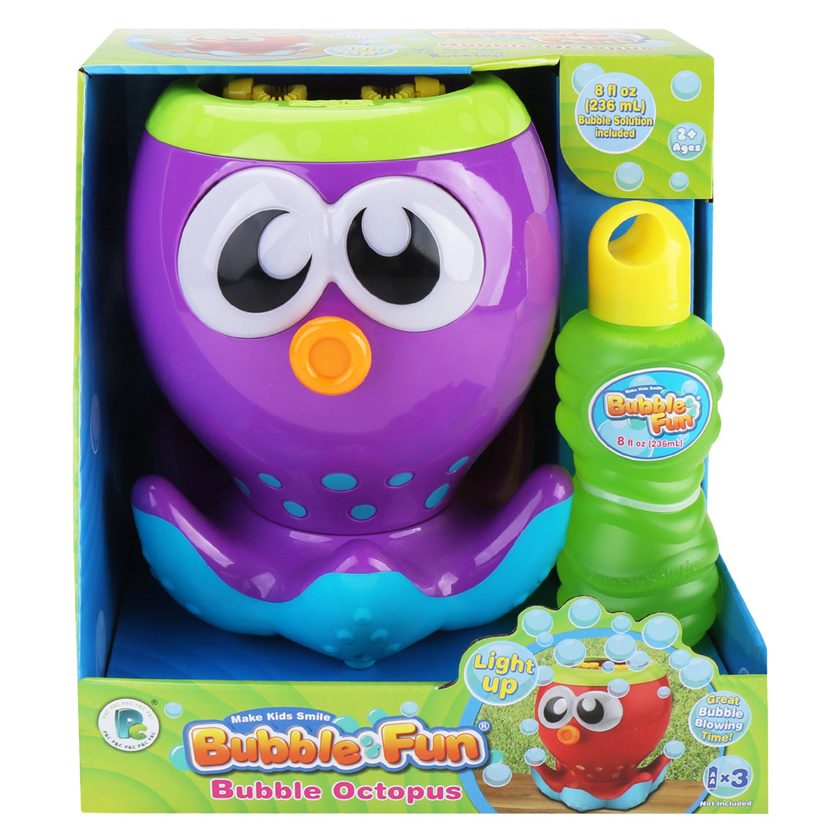 Bubble Fun Octopus Bubble Blower with Lights