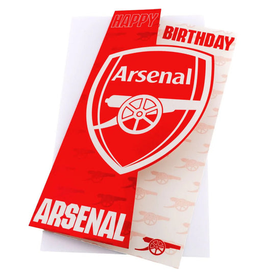 Arsenal FC Happy Birthday Card AFC Gunners Card
