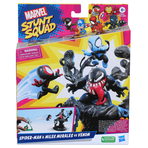 Marvel Stunt Squad Villain Knockdown Playset with 3 Action Figures