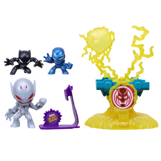 Marvel Stunt Squad Villain Knockdown Playset with 3 Action Figures