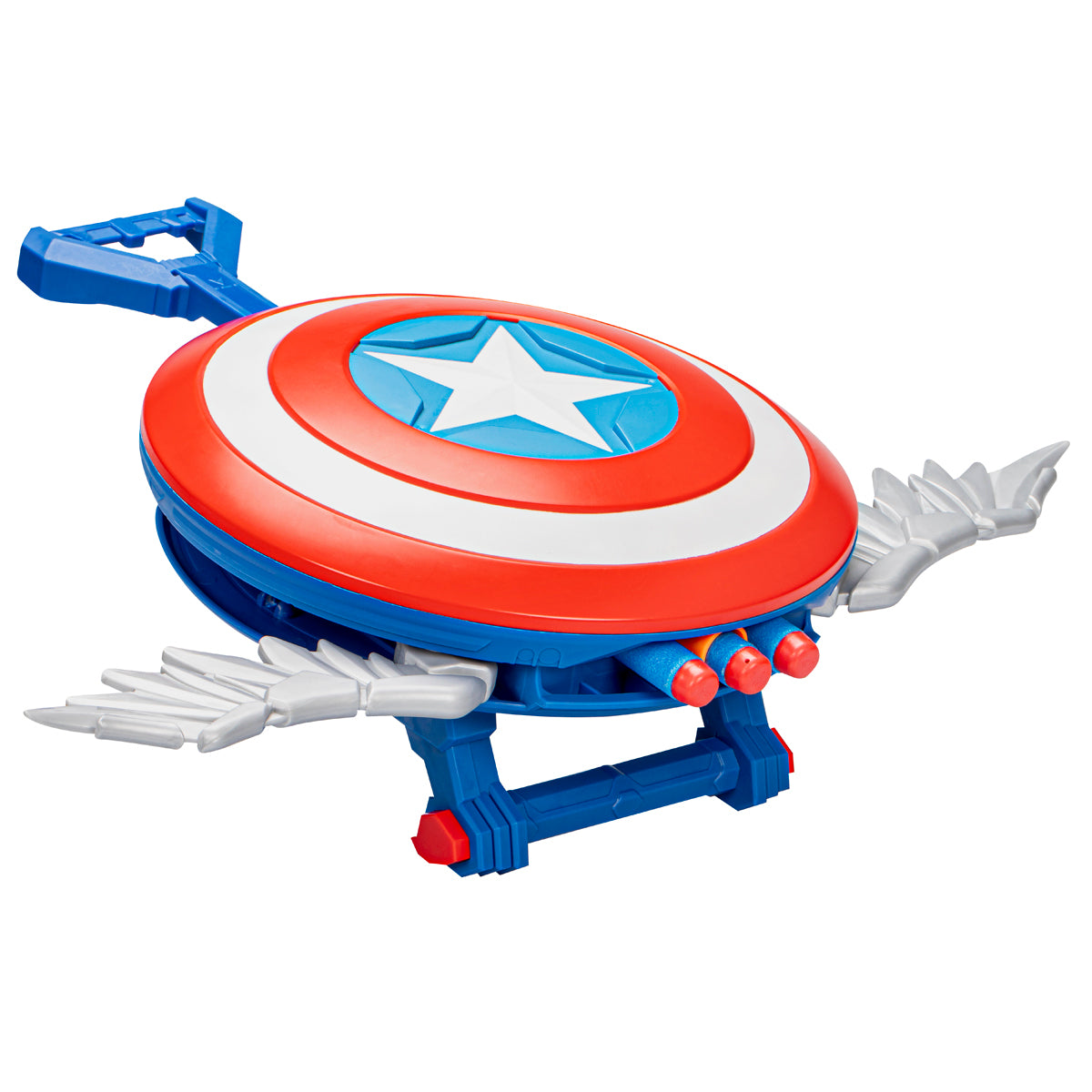 Marvel X Nerf MechStrike Mechasaurs Captain America Redwing Blaster