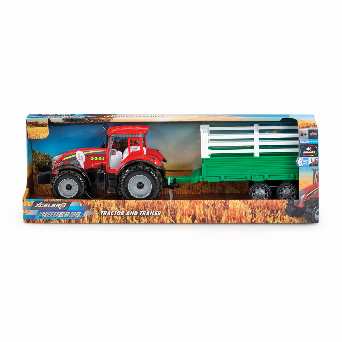 Xceler8 Universe Tractor and Trailer Vehicle (Styles Vary)