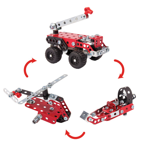 Meccano 3 in 1 Rescue Squad Construction Set