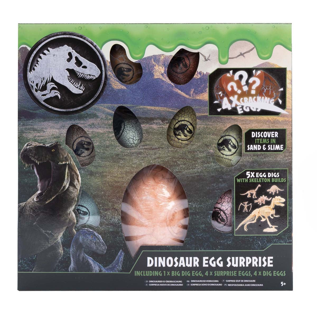Jurassic World Dinosaur Egg Surprise Playset